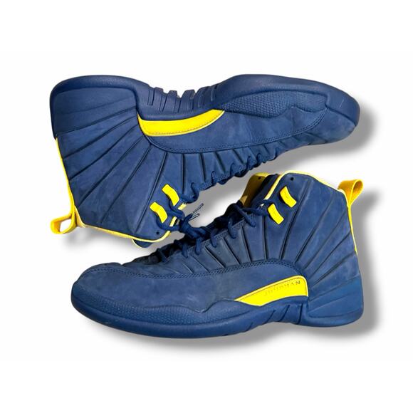 Jordan 12 PSNY Michigan PE SAMPLE | Size 14M main image 6